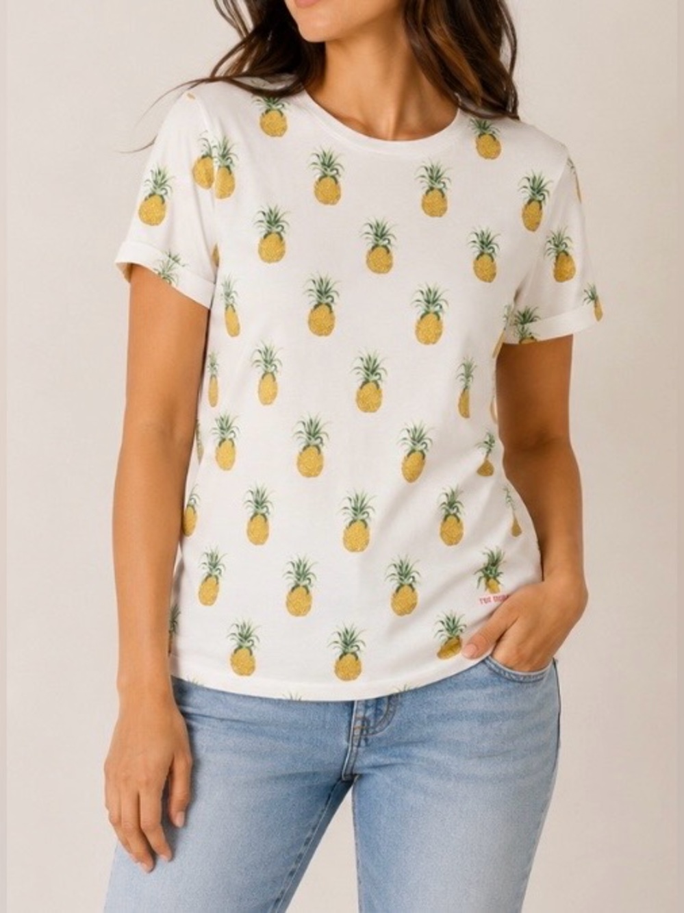 Tory‎ Burch Pineapple Aloha Tee Medium